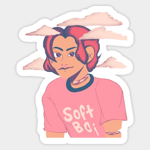 Soft boi Sticker by Amandaa_arts